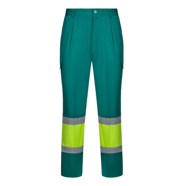 Pantalon bicolore en sergé VL ARTEMIS - Pantalon publicitaire de qualité pour entreprises