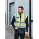 Bodywarmer rembourré haute visibilité personnalisable – Sécurité et visibilité pour entreprises – BCM Goodies