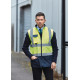Bodywarmer rembourré haute visibilité personnalisable – Sécurité et visibilité pour entreprises – BCM Goodies
