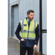 Bodywarmer rembourré haute visibilité personnalisable – Sécurité et visibilité pour entreprises – BCM Goodies