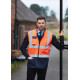 Bodywarmer rembourré haute visibilité personnalisable – Sécurité et visibilité pour entreprises – BCM Goodies