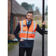 Bodywarmer rembourré haute visibilité personnalisable – Sécurité et visibilité pour entreprises – BCM Goodies
