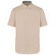 Chemise coton manches courtes Ariana III homme personnalisable pour entreprises – BCM Goodies