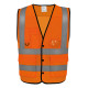 Gilet haute visibilité Eco Superior personnalisable en polyester recyclé – Conforme normes EN ISO – BCM Goodies