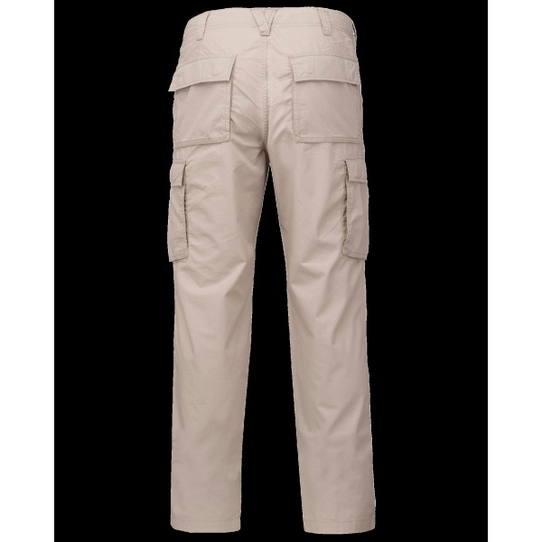 Pantalon léger multipoches homme 100% coton personnalisable – Vêtement professionnel pour communication d’entreprise