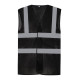Gilet haute visibilité maille ajourée recyclée personnalisable pour événements et entreprises