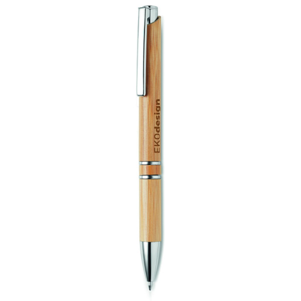 Stylo à bille en bambou. BERN BAMBOO Personnalisable | BCM Goodies