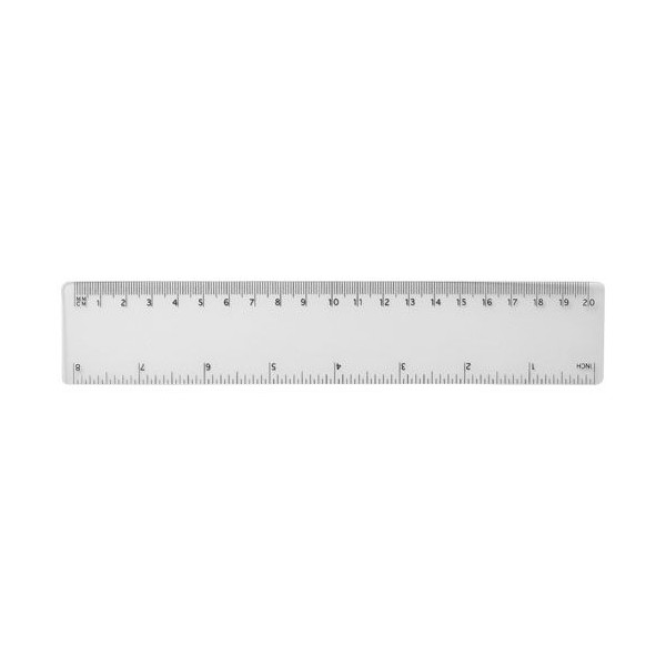 Règle PP Rothko 20 cm personnalisable - Mesure en pouces et centimètres - BCM Goodies