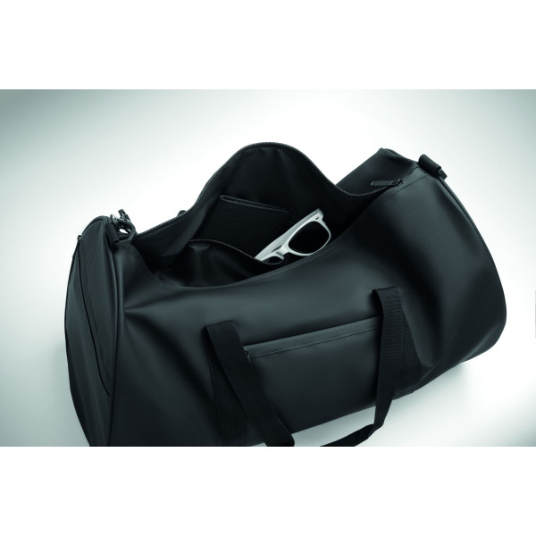 Sac de sport en polyester 600D RPET avec revêtement PU - Accessoire publicitaire personnalisable de qualité