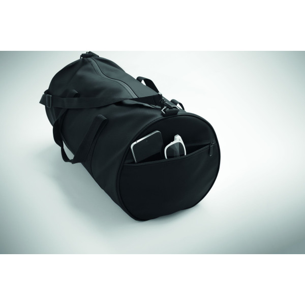 Sac de sport en polyester 600D RPET avec revêtement PU - Accessoire publicitaire personnalisable de qualité