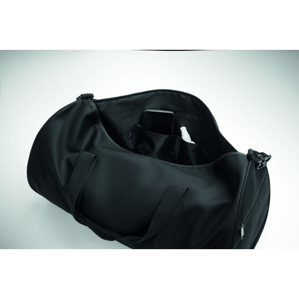 Sac de sport en polyester 600D RPET avec revêtement PU - Accessoire publicitaire personnalisable de qualité