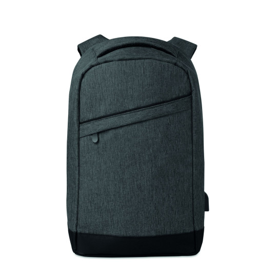 Sac à dos antivol BERLIN en polyester 600D - Idéal pour les voyages et les déplacements - Avec compartiment pour ordinateur port