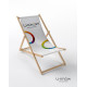 CHILIENNE BOIS Chaise Longue Personnalisée En Bois Personnalisable | BCM Goodies