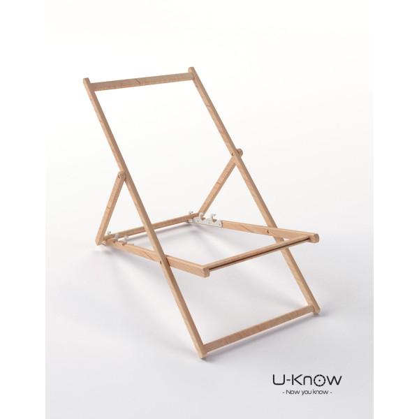 CHILIENNE BOIS Chaise Longue Personnalisée En Bois Personnalisable | BCM Goodies