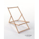 CHILIENNE BOIS Chaise Longue Personnalisée En Bois Personnalisable | BCM Goodies