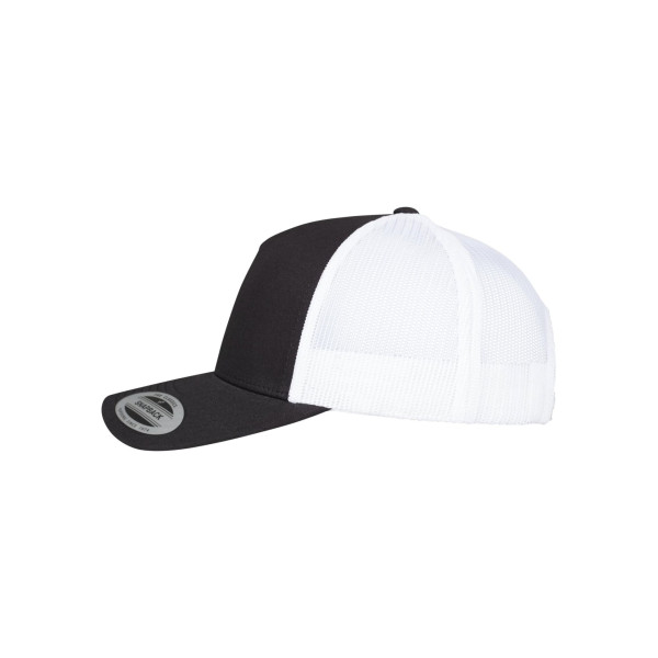 Casquette trucker retro bicolore - Accessoire personnalisable tendance