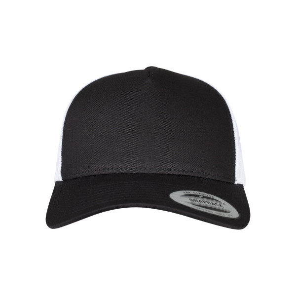 Casquette trucker retro bicolore - Accessoire personnalisable tendance
