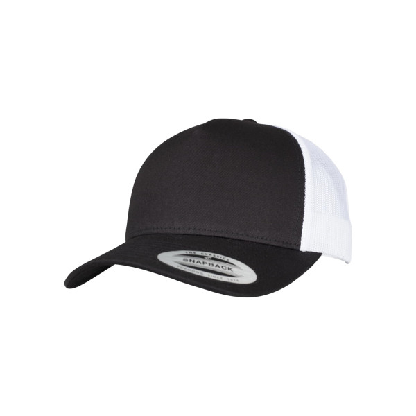 Casquette trucker retro bicolore - Accessoire personnalisable tendance