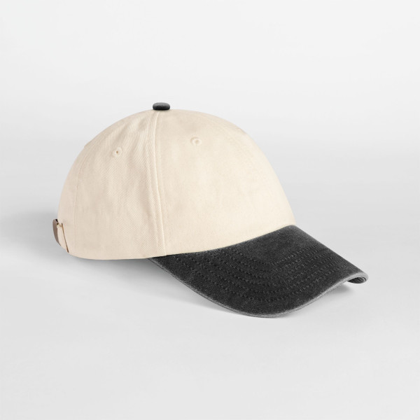 Casquette vintage compacte visière contrastée