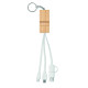 Porte-clés support en bambou CLAUERC Personnalisable | BCM Goodies