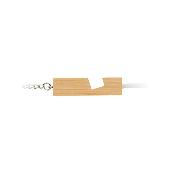 Porte-clés support en bambou CLAUERC Personnalisable | BCM Goodies