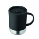 Mug en PP avec base en acier inoxydable recyclé - 300 ml - Personnalisable pour objets publicitaires B2B