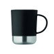Mug en PP avec base en acier inoxydable recyclé - 300 ml - Personnalisable pour objets publicitaires B2B