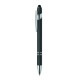 Stylo bille en aluminium recyclé avec toucher gomme et encre bleue - BCM Goodies
