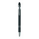Stylo bille en aluminium recyclé avec toucher gomme et encre bleue - BCM Goodies