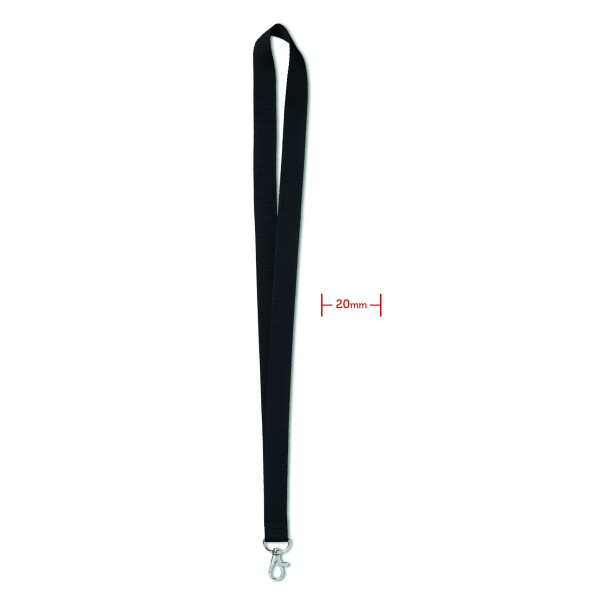 Tour de cou 20 mm SIMPLE LANY - Accessoire pratique et élégant pour garder vos clés à portée de main - BCM Goodies