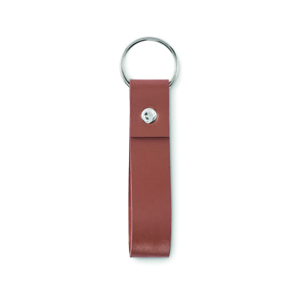 Porte-clés à boucle en PU personnalisable pour entreprise - BCM Goodies