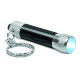 Mini lampe torche ARIZO en aluminium avec Led unique - Accessoire pratique pour activités extérieures - Porte-clés inclus - Pile