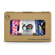BOITE CARTON AVEC FENETRE POUR 3 OU 6 PICUP30 - MONTAGE COMPRIS Personnalisable | BCM Goodies