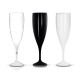 FLUTE A CHAMPAGNE EN PLASTIQUE REUTILISABLE TRITAN 14 cl RAS BORD Personnalisable | BCM Goodies