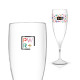 FLUTE A CHAMPAGNE EN PLASTIQUE REUTILISABLE TRITAN 14 cl RAS BORD Personnalisable | BCM Goodies