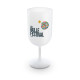 VERRE A PIED EN PLASTIQUE REUTILISABLE PP 18 cl RAS BORD Personnalisable | BCM Goodies
