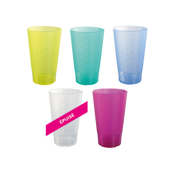 GOBELET PLASTIQUE REUTILISABLE 33 cl - PREMIUM Personnalisable | BCM Goodies
