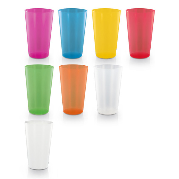 GOBELET PLASTIQUE REUTILISABLE 60 cl RAS BORD Personnalisable | BCM Goodies