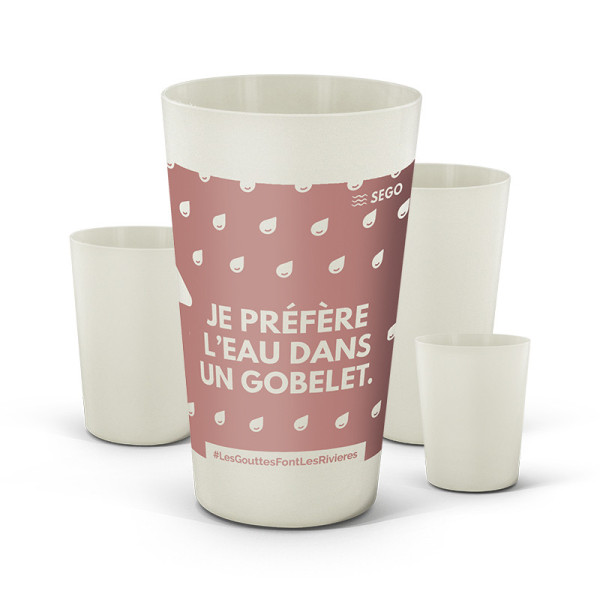 Gobelet réutilisable 60 cl en biocomposite sans BPA fabriqué en France – BCM Goodies