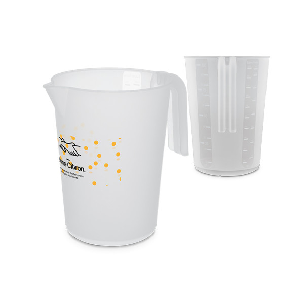 PICHET, POT, EN POLYPROPYLENE (PP) 110 cl RAS BORD