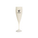 Flûte à champagne en biocomposite végétal et minéral fabriquée en France – réutilisable et recyclable – 14 cl – BCM Goodies