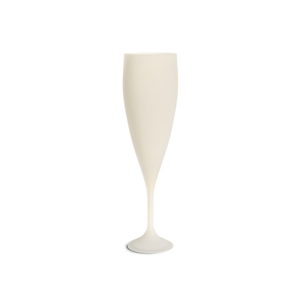 Flûte à champagne en biocomposite végétal et minéral fabriquée en France – réutilisable et recyclable – 14 cl – BCM Goodies