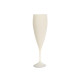 Flûte à champagne en biocomposite végétal et minéral fabriquée en France – réutilisable et recyclable – 14 cl – BCM Goodies