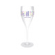 Flûte à champagne transparente 16 cl personnalisable – Made in France, réutilisable et recyclable – BCM Goodies
