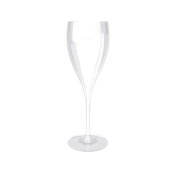 Flûte à champagne transparente 16 cl personnalisable – Made in France, réutilisable et recyclable – BCM Goodies