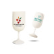 VERRE A PIED REUTILISABLE EN BIO-COMPOSITE 18 cl RAS BORD