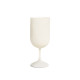 VERRE A PIED REUTILISABLE EN BIO-COMPOSITE 18 cl RAS BORD