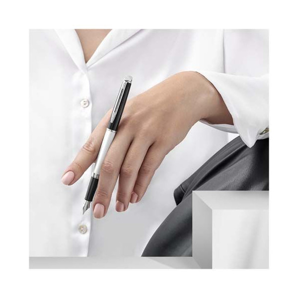 Stylo plume Waterman Hemisphere avec habillage palladium | BCM Goodies