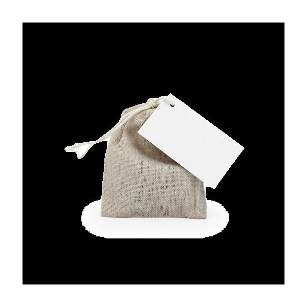 Pochon d’épices personnalisable en lin 100x75 mm – Cadeau d’entreprise original pour événements professionnels | BCM Goodies