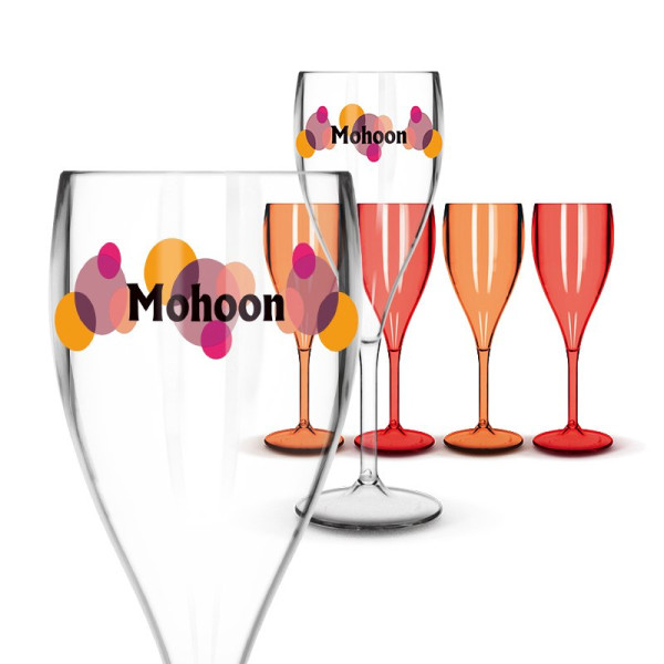 Flûte à champagne personnalisable – Cadeau d’entreprise écologique, marquage logo, fabrication française